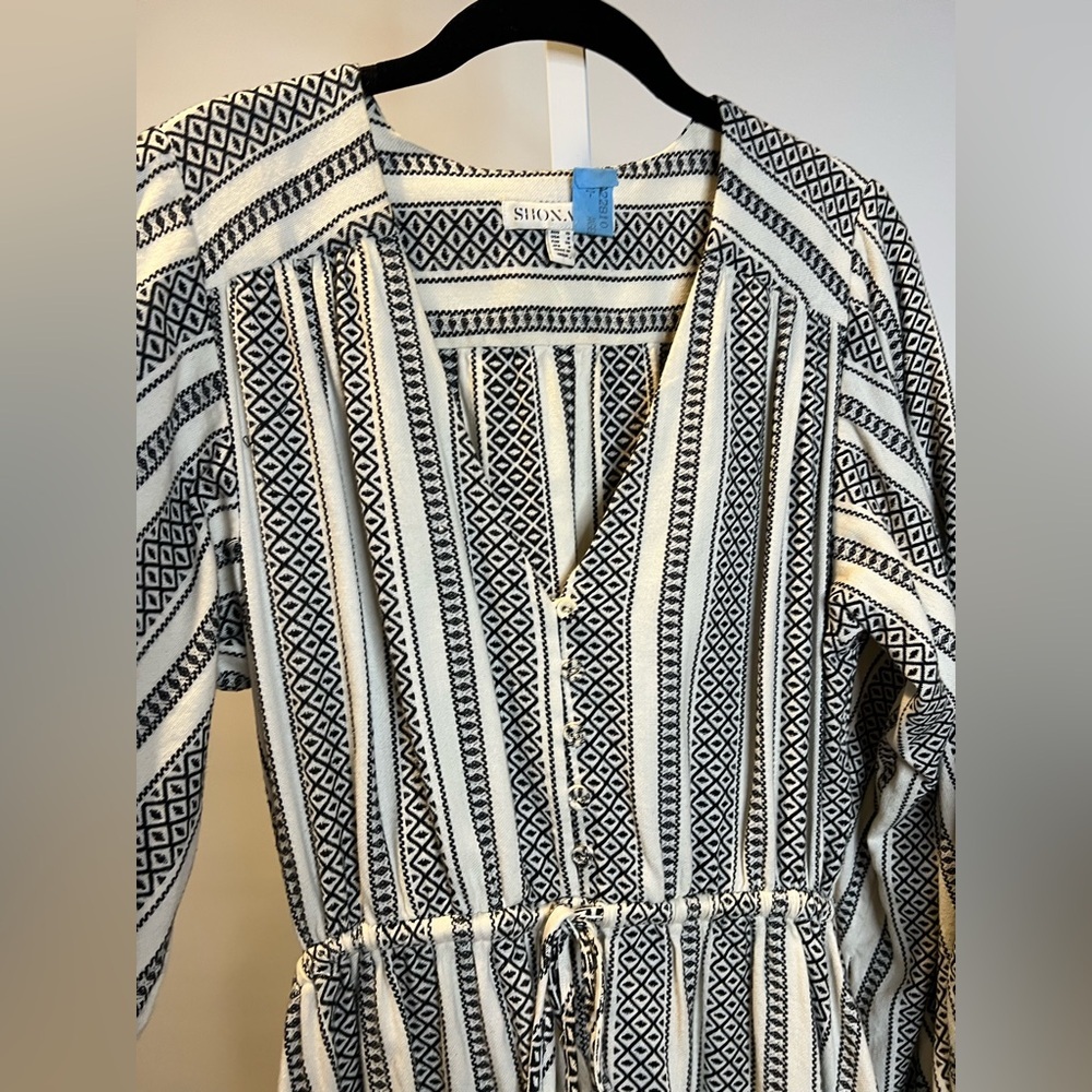 Shona Joy Lizete Balloon Sleeve Mini Dress size 6 - Picture 2 of 9
